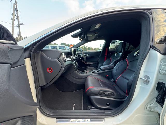 ＣＬＡクラス ＣＬＡ４５　ＡＭＧ　４マチック　／カーボンエアロ／ＡＭＧ　ＰＥＲＦＯＲＭＡＮＣＥ　ＳＥＡＴ／ＡＭＧ１８ＡＷ／革シート／パワーシート／レーダークルーズ／レーンキープアシスト／インテリジェントライト／フルセグ／Ｂｌｕｅｔｏｏｔｈ／Ｂカメ（23枚目）
