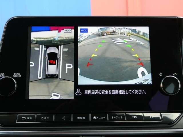 ノート X ☆オートブレーキホールド☆9インチメーカーナビ☆Bluetooth☆アラウンドビューモニター☆フルセグTV☆スマホミラーリング☆衝突被害軽減ブレーキ☆踏み間違い防止アシスト☆後側方車両検知警報☆(6枚目)
