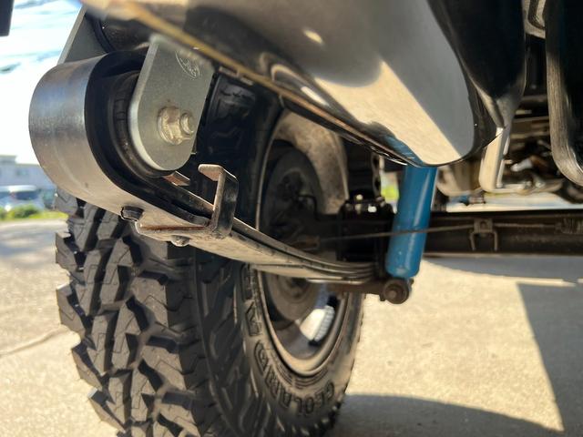 ショック、ゴムブッシュ、ブレーキホースに至るまですべて新品パーツを使用しております。