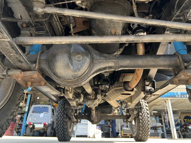 タックはここまで見せます。フロントから見た下回りの写真!異常な錆や凹みはありません。点検済!