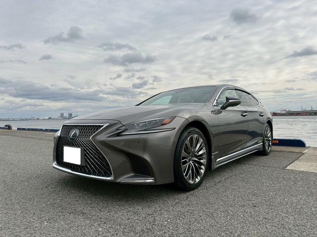 LS LS500h モデリスタエアロ(サイド、リア)純正ナビ TV パノラミックビューモニター レザーシート 純正20インチアルミホイール シートヒーター レーダークルーズ(2枚目)