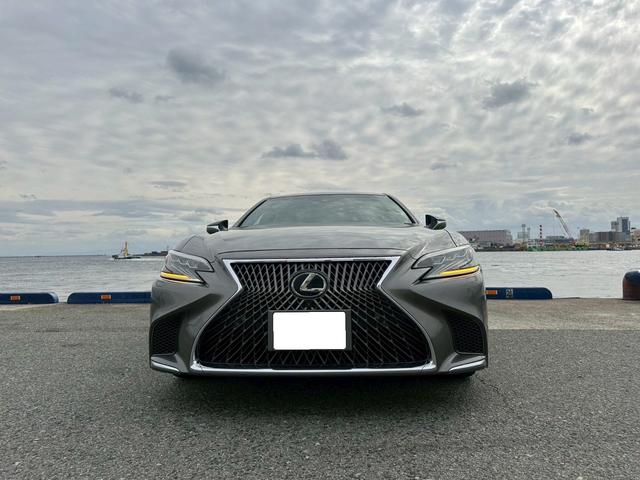 LS LS500h モデリスタエアロ(サイド、リア)純正ナビ TV パノラミックビューモニター レザーシート 純正20インチアルミホイール シートヒーター レーダークルーズ(3枚目)