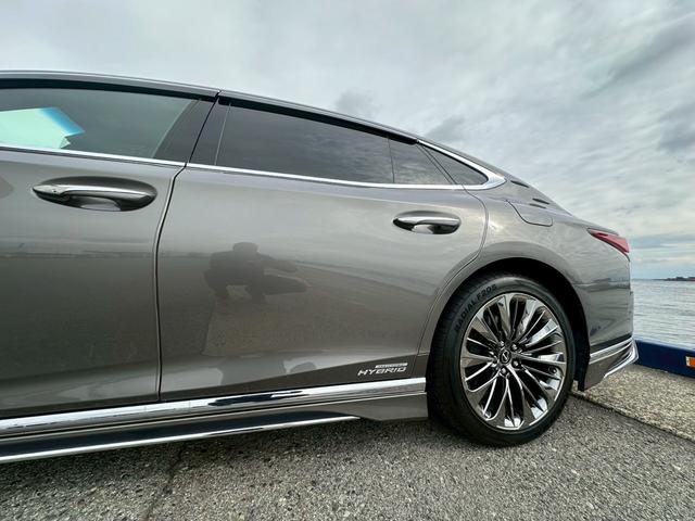 LS LS500h モデリスタエアロ(サイド、リア)純正ナビ TV パノラミックビューモニター レザーシート 純正20インチアルミホイール シートヒーター レーダークルーズ(8枚目)