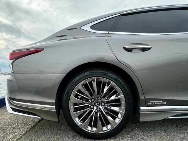 LS LS500h モデリスタエアロ(サイド、リア)純正ナビ TV パノラミックビューモニター レザーシート 純正20インチアルミホイール シートヒーター レーダークルーズ(14枚目)