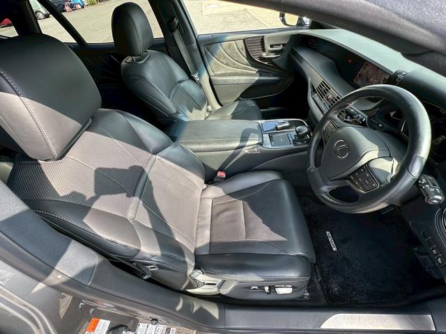 LS LS500h モデリスタエアロ(サイド、リア)純正ナビ TV パノラミックビューモニター レザーシート 純正20インチアルミホイール シートヒーター レーダークルーズ(23枚目)