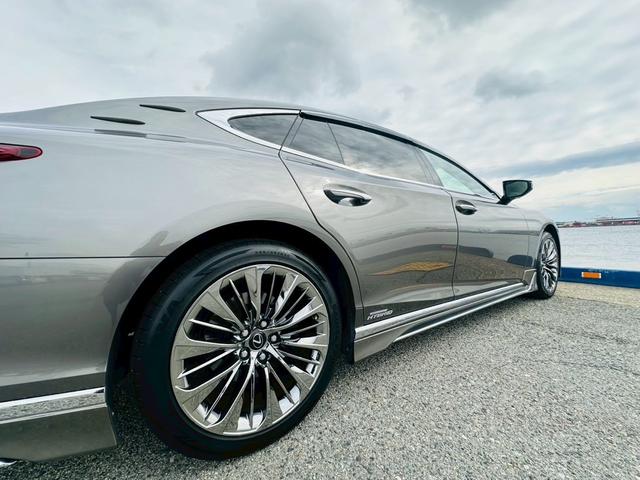 LS LS500h モデリスタエアロ(サイド、リア)純正ナビ TV パノラミックビューモニター レザーシート 純正20インチアルミホイール シートヒーター レーダークルーズ(47枚目)