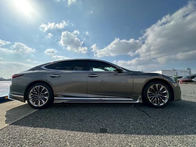 LS LS500h モデリスタエアロ(サイド、リア)純正ナビ TV パノラミックビューモニター レザーシート 純正20インチアルミホイール シートヒーター レーダークルーズ(68枚目)