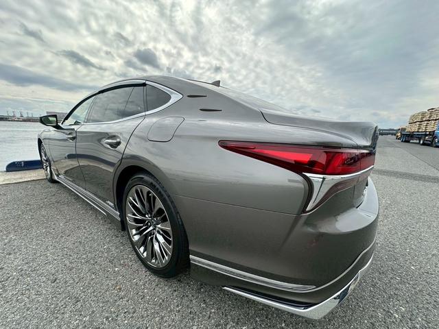 LS LS500h モデリスタエアロ(サイド、リア)純正ナビ TV パノラミックビューモニター レザーシート 純正20インチアルミホイール シートヒーター レーダークルーズ(71枚目)