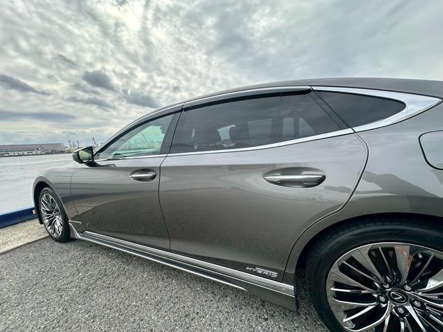 LS LS500h モデリスタエアロ(サイド、リア)純正ナビ TV パノラミックビューモニター レザーシート 純正20インチアルミホイール シートヒーター レーダークルーズ(72枚目)