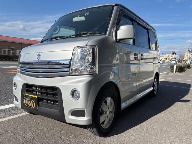 エブリイワゴン ＰＺターボ　パワースライドドア　ＥＴＣ　ドラレコ　フォグランプ　キーレスキー　純正アルミ　オートエアコン　修復リア少（4枚目）