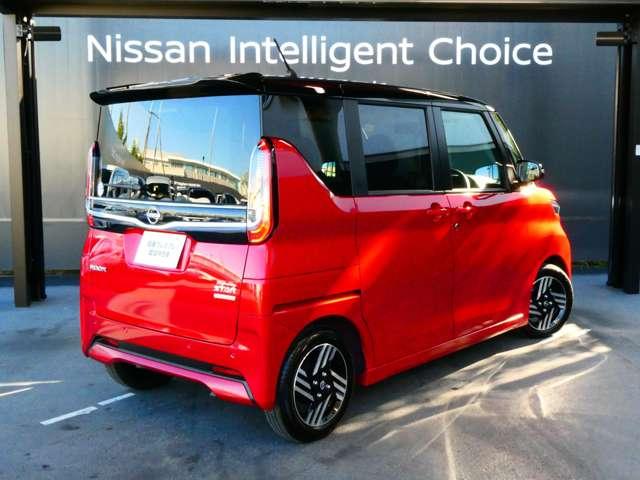 ルークス 660 ハイウェイスターX 左側電動スライドドア 日産メモリーナビ アイスト 衝突被害軽減ブレ-キ マルチビューカメラ 車線逸脱警報装置 ETC LED スマートキー パワーウィンドウ カーテンエアバック ドライブレコーダー ナビTV バックカメラ パワステ キーフリ(3枚目)