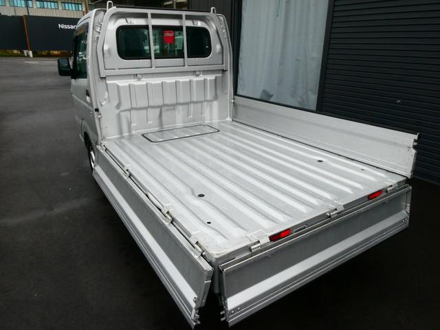 荷台は三方開で扱いやすいです。軽トラックには必須ですよね！