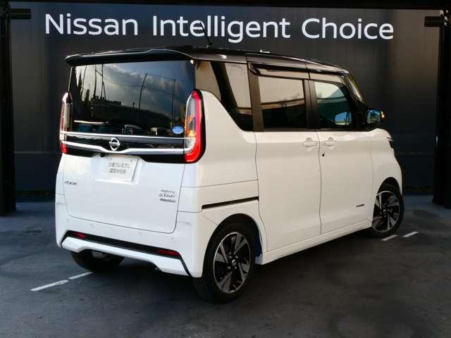 ルークス 660 ハイウェイスターGターボ プロパイロット エディション 日産純正メモリーナビ 両側パワードア アラウンドビュ プリクラッシュセーフティー メモリナビ アダプティブクルコン レーンキープ インテリキ- ETC LEDヘッドライト アイドリングストップ ドライブレコーダー AC(3枚目)