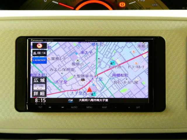 ムーヴキャンバス ６６０　Ｌ　ＳＡＩＩＩ　社外品メモリーナビ　バックカメラ　キーフリー　ワンセグ　Ｂカメラ　エアバック　衝突軽減ブレーキ　メモリーナビ　ＡＢＳ　エアコン　ＥＴＣ　ｉ－ｓｔｏｐ　パワーウィンドウ　パワステ　盗難警報装置（5枚目）