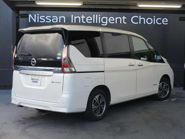 セレナ 1.2 e-POWER XV 日産純正メモリーナビ バックカメラ バックビューモニター 両側パワースライドドア LEDヘッドライト クルーズコントロール ワンオーナー車 ETC スマートキー ドライブレコーダー アルミホイール 車線逸脱 盗難防止装置 キーレス(3枚目)