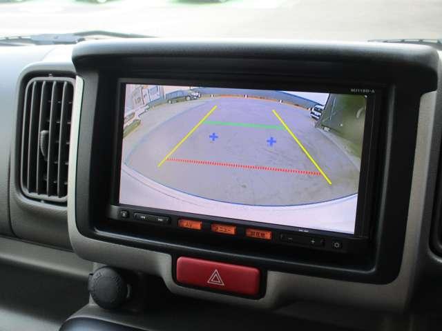 �o�b�N�J�����̉f���ɂ̓K�C�h���C�����\�������̂ň��S�ł�