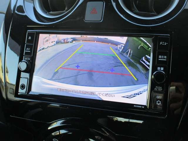 �o�b�N�J�����̉f���ɂ̓K�C�h���C�����\�������̂ň��S�ł�