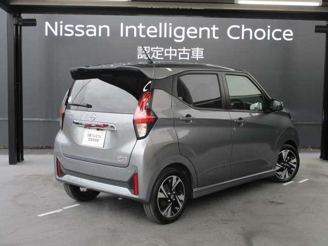 デイズ ６６０　ハイウェイスターＧターボ　プロパイロット　エディショ　日産純正メモリーナビ　地デジＴＶ　アイドリングＳ　スマキー　ＡＨＢ　追従クルコン　パワーステアリング　車線逸脱　ＥＴＣ　ＬＥＤ　元試乗車　メモリーナビゲーション　盗難防止装置　オートエアコン　ドラレコ（3枚目）