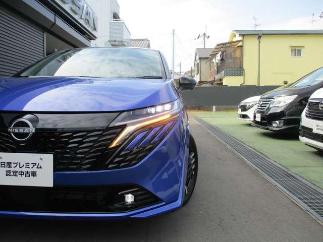 オーラ １．２　Ｇ　レザーエディション　日産純正メーカーナビ　プロパイロット　シートヒータ　スマ－トキ－　盗難防止装置　ＥＴＣ車載器　ＡＨＢ　元試乗車　ＬＥＤライト　ナビ＆ＴＶ　追従式クルーズコントロール　レーンキープ　アルミホイール（53枚目）