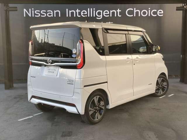 ルークス ６６０　ハイウェイスターＧターボ　プロパイロット　ＥＤ　ワンオーナー　アラウンドモニター　衝突被害軽減ブレーキ　踏み間違い防止　ＬＥＤヘッドライト　ハイビームアシスト　ＥＴＣ２．０　両側電動スライドドア　ハンズフリースライドドア　ＳＯＳコール（4枚目）