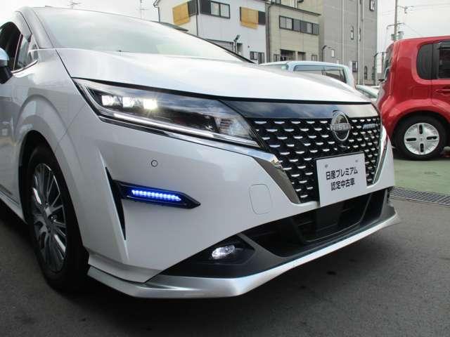 ノート １．２　ＡＵＴＥＣＨ　日産純正メモリーナビ　プロパイロット　ハイビームアシスト　踏み間違い衝突防止　ＬＫＡＳ　レーダークルーズコントロール　Ｂモニター　フルセグ　シートヒータ　ＬＥＤヘッドライト　スマートキー　記録簿（60枚目）