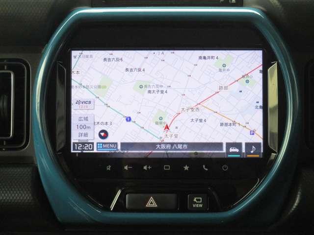 ハスラー ６６０　ハイブリッド　Ｘターボ　スズキ純正ナビ　サイド・カーテンエアバック　衝突被害軽減ブレーキ　クルーズコントロール　踏み間違い防止機能　全方位カメラ　ＬＥＤヘッドライト　オートライト　前席シートヒーター　ハイビームアシスト（6枚目）