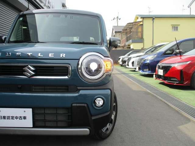 ハスラー ６６０　ハイブリッド　Ｘターボ　スズキ純正ナビ　サイド・カーテンエアバック　衝突被害軽減ブレーキ　クルーズコントロール　踏み間違い防止機能　全方位カメラ　ＬＥＤヘッドライト　オートライト　前席シートヒーター　ハイビームアシスト（51枚目）