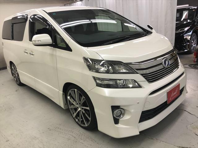 ヴェルファイアハイブリッド ZR テイン車高調 20インチアルミ 両側パワースライドドア HDDフルセグナビ リアエンターテイメント バックカメラ クリアランスソナー クルーズコントロール ETC セカンド席&助手席オットマン(47枚目)