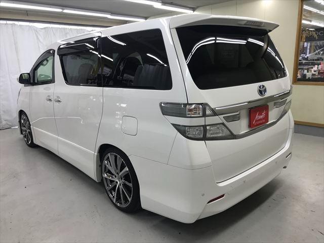 ヴェルファイアハイブリッド ZR テイン車高調 20インチアルミ 両側パワースライドドア HDDフルセグナビ リアエンターテイメント バックカメラ クリアランスソナー クルーズコントロール ETC セカンド席&助手席オットマン(51枚目)