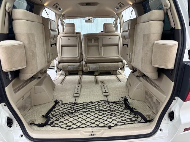 アルファードG MX トレゾア アルカンターラバージョン 禁煙車 8人乗り パワースライドドア バックカメラ ETC HIDヘッドライト セカンド回転シート キーレス オートライト アルミホイル コーナーセンサー HDDナビ(14枚目)