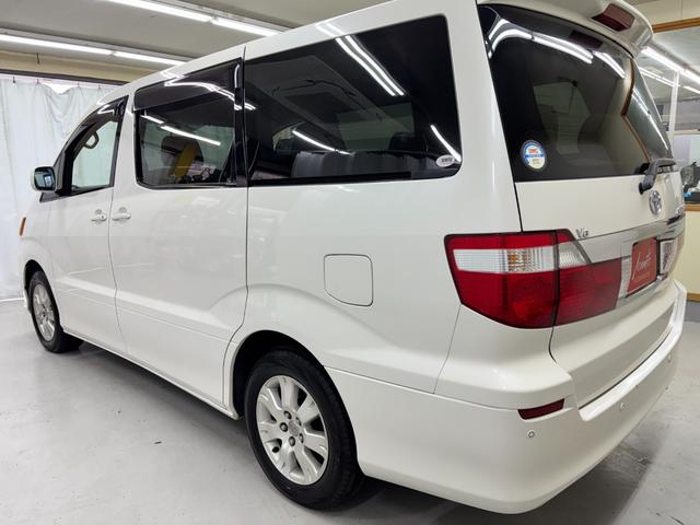 アルファードG MX トレゾア アルカンターラバージョン 禁煙車 8人乗り パワースライドドア バックカメラ ETC HIDヘッドライト セカンド回転シート キーレス オートライト アルミホイル コーナーセンサー HDDナビ(34枚目)