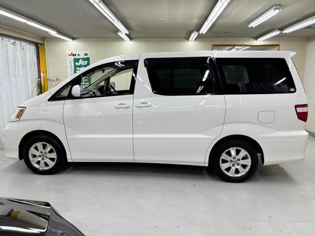 アルファードG MX トレゾア アルカンターラバージョン 禁煙車 8人乗り パワースライドドア バックカメラ ETC HIDヘッドライト セカンド回転シート キーレス オートライト アルミホイル コーナーセンサー HDDナビ(48枚目)