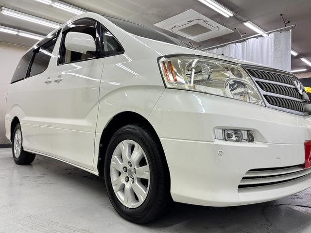 アルファードG MX トレゾア アルカンターラバージョン 禁煙車 8人乗り パワースライドドア バックカメラ ETC HIDヘッドライト セカンド回転シート キーレス オートライト アルミホイル コーナーセンサー HDDナビ(49枚目)