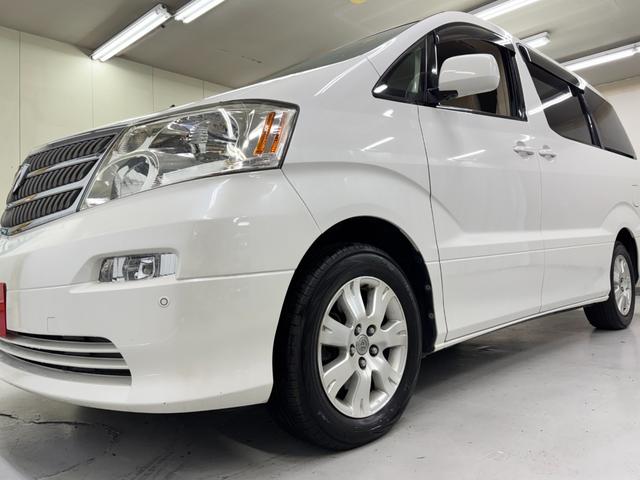 アルファードG MX トレゾア アルカンターラバージョン 禁煙車 8人乗り パワースライドドア バックカメラ ETC HIDヘッドライト セカンド回転シート キーレス オートライト アルミホイル コーナーセンサー HDDナビ(50枚目)