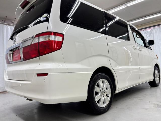 アルファードG MX トレゾア アルカンターラバージョン 禁煙車 8人乗り パワースライドドア バックカメラ ETC HIDヘッドライト セカンド回転シート キーレス オートライト アルミホイル コーナーセンサー HDDナビ(52枚目)