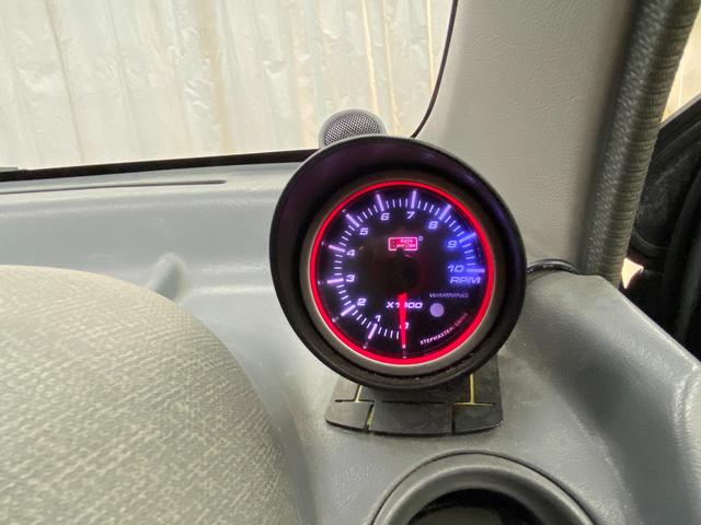 トゥデイアソシエ Ji 5速ミッション パワステ エアコン CDデッキ Bluetoothオーディオ AUX 追加タコメーター 社外フォグランプ 社外13インチアルミ ETC ツィーター(24枚目)