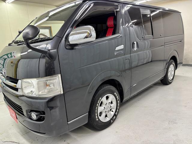 ハイエースバン ロングスーパーＧＬ　禁煙車　シートカバー　クラリオンナビ　フルセグＴＶ　Ｂｌｕｅｔｏｏｔｈオーディオ　ＤＶＤ　ＥＴＣ　ＬＥＤヘッドライト　アルミホイル　ＡＣ１００Ｖ電源　Ｗエアバッグ（34枚目）