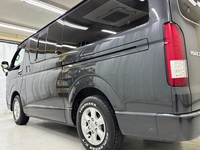 ハイエースバン ロングスーパーＧＬ　禁煙車　シートカバー　クラリオンナビ　フルセグＴＶ　Ｂｌｕｅｔｏｏｔｈオーディオ　ＤＶＤ　ＥＴＣ　ＬＥＤヘッドライト　アルミホイル　ＡＣ１００Ｖ電源　Ｗエアバッグ（52枚目）