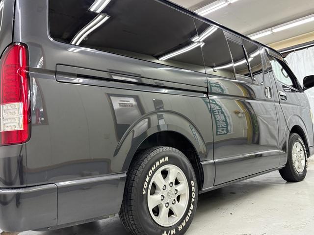 ハイエースバン ロングスーパーＧＬ　禁煙車　シートカバー　クラリオンナビ　フルセグＴＶ　Ｂｌｕｅｔｏｏｔｈオーディオ　ＤＶＤ　ＥＴＣ　ＬＥＤヘッドライト　アルミホイル　ＡＣ１００Ｖ電源　Ｗエアバッグ（55枚目）