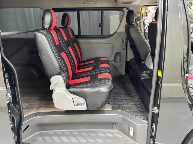 ハイエースバン ロングスーパーＧＬ　禁煙車　シートカバー　クラリオンナビ　フルセグＴＶ　Ｂｌｕｅｔｏｏｔｈオーディオ　ＤＶＤ　ＥＴＣ　ＬＥＤヘッドライト　アルミホイル　ＡＣ１００Ｖ電源　Ｗエアバッグ（66枚目）