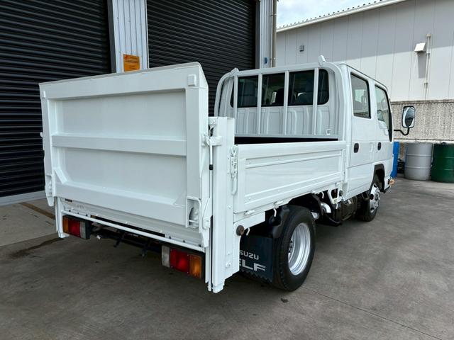 エルフトラック 　ダブルキャブ　パワーゲート　積載２ｔ　荷台内寸長さ２０４幅１６１（6枚目）