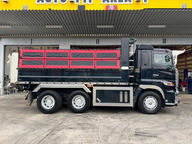 プロフィア ダンプ 積載8.2t コボレーン付 アオリ延長加工(6枚目)