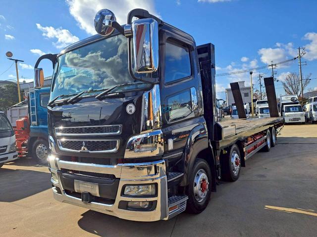 スーパーグレート セルフローダー 積載11.3t 自動アユミ スライド付 ウインチ付 サイドガード(3枚目)