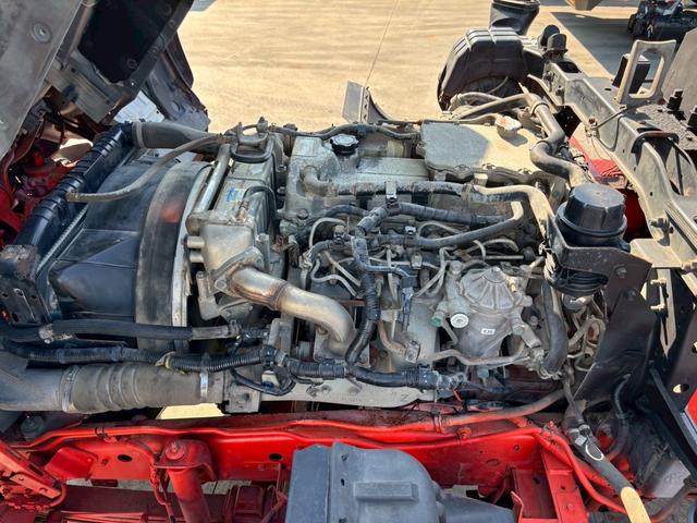 ヒノレンジャー 　深ボディーヒアブ付　アルミ付　ベッド付　ルーフラック　グラップル付　トップシート　サイドラダー　増トン車　メッキパーツ（8枚目）