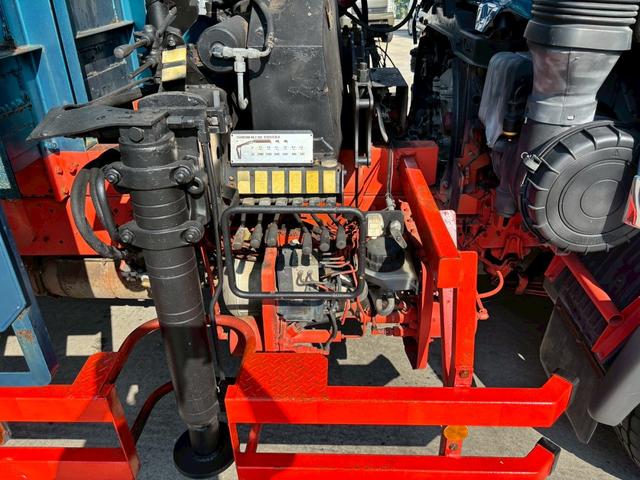 ヒノレンジャー 　深ボディーヒアブ付　アルミ付　ベッド付　ルーフラック　グラップル付　トップシート　サイドラダー　増トン車　メッキパーツ（10枚目）