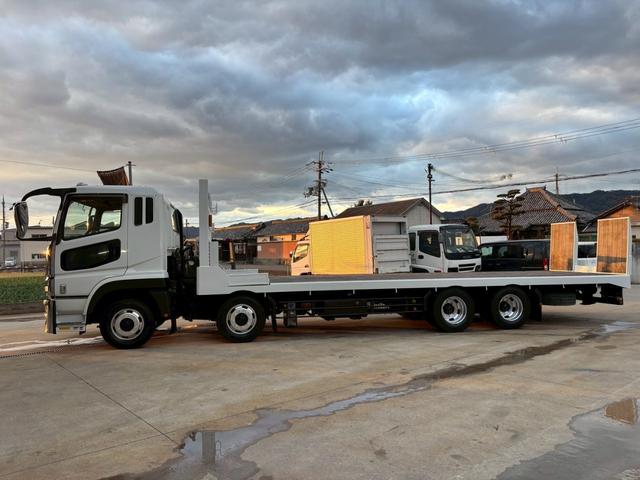 スーパーグレート セフティーローダー 積載12.8t 荷台メーカー花見台 荷台内寸長 818 幅242(5枚目)