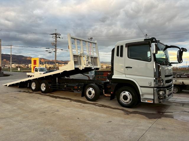 スーパーグレート セフティーローダー 積載12.8t 荷台メーカー花見台 荷台内寸長 818 幅242(6枚目)