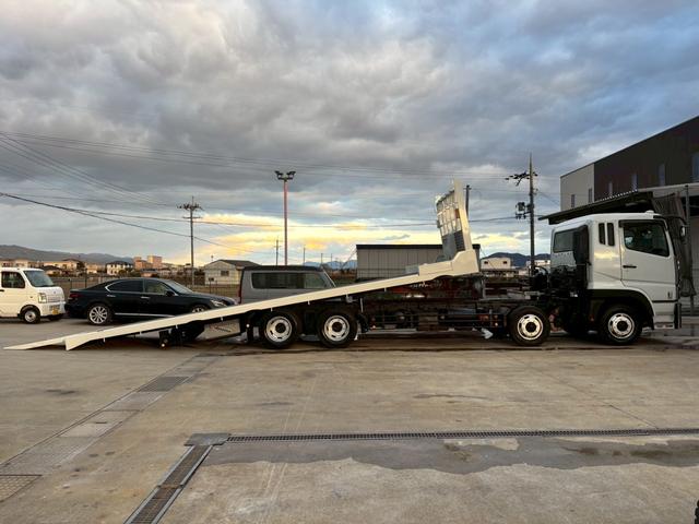 スーパーグレート セフティーローダー 積載12.8t 荷台メーカー花見台 荷台内寸長 818 幅242(7枚目)