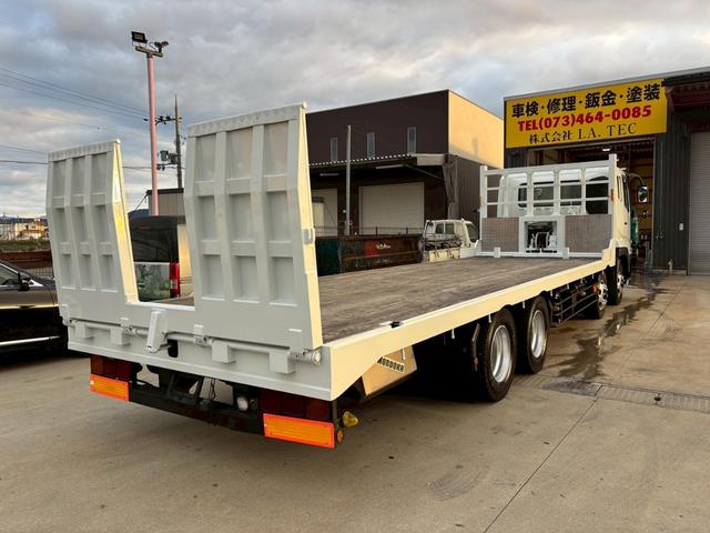 スーパーグレート セフティーローダー 積載12.8t 荷台メーカー花見台 荷台内寸長 818 幅242(10枚目)