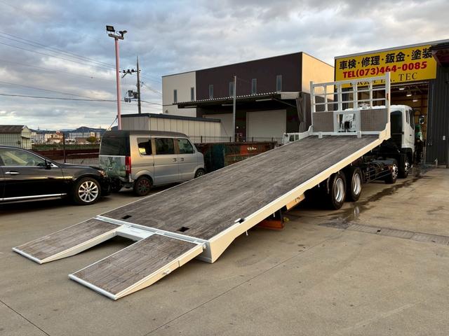 スーパーグレート セフティーローダー 積載12.8t 荷台メーカー花見台 荷台内寸長 818 幅242(11枚目)